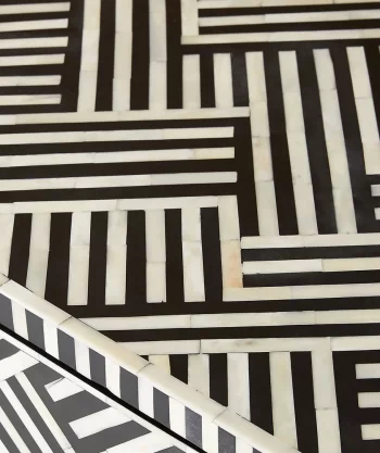 Bone Inlay Black Sideboard
