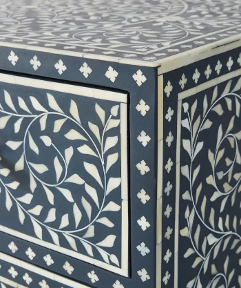 Bone Inlay Blue Buffet