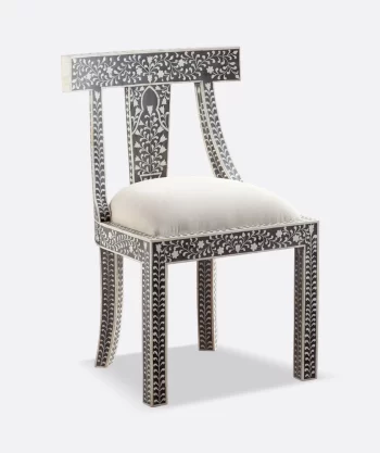 Bone Inlay Chair India