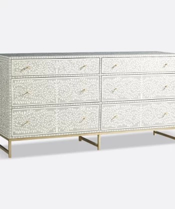 Bone Inlay Floral Buffet