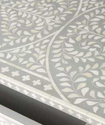 Bone Inlay Floral Buffet