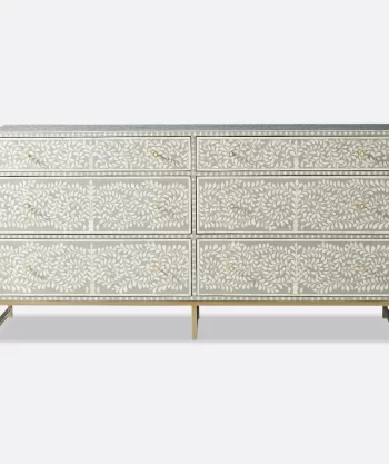 Bone Inlay Floral Buffet