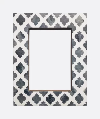 Bone Inlay Moroccan Photo Frame