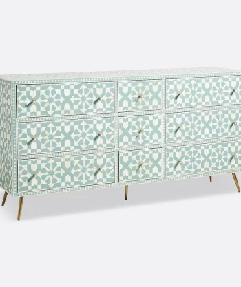 Bone Inlay Moroccan Sideboard