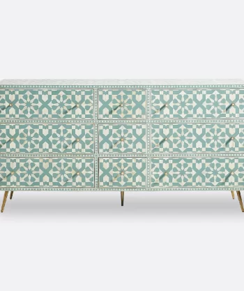 Bone Inlay Moroccan Sideboard