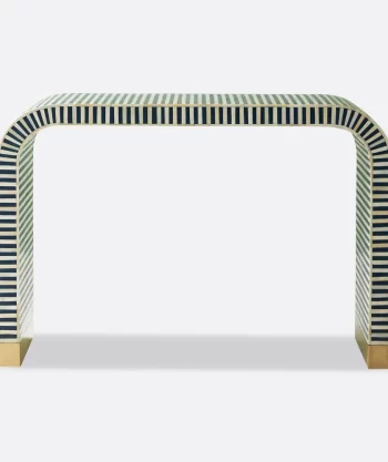 Bone Inlay Waterfall Console
