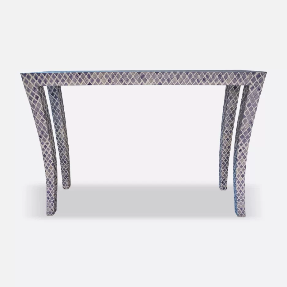 Dyed Bone Inlay Console Table