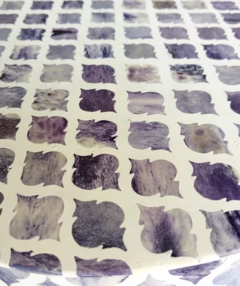 Dyed Bone Inlay Side Table