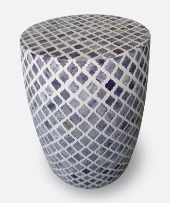 Dyed Bone Inlay Side Table