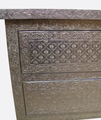 German Silver Clad Bedside