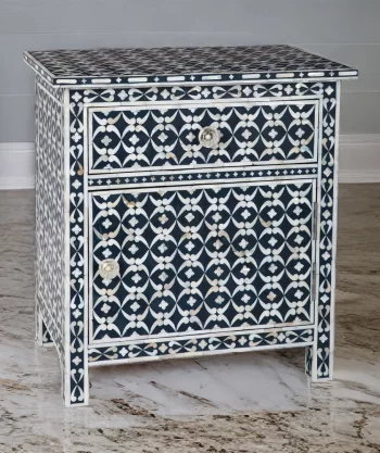 Mop Inlay Moroccan Bedside