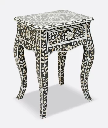 Mop Inlay Side Table