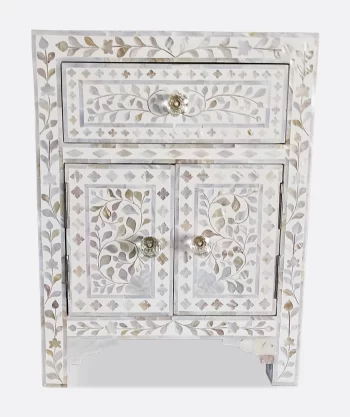 Mother of pearl Inlay Bedside