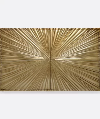 Brass Clad Sunburst Cabinet