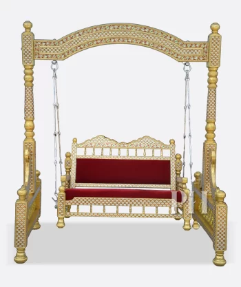 Brass Meenakari Indoor Swing