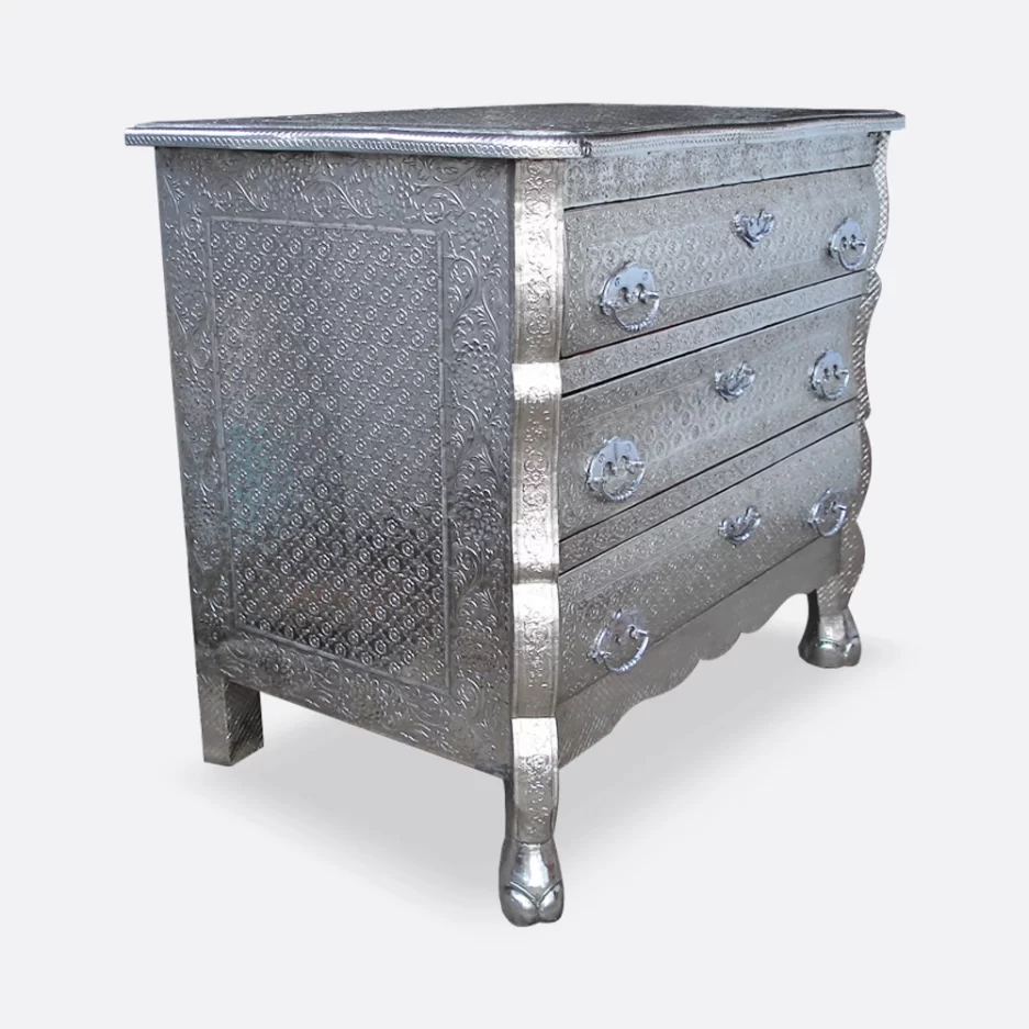 German Silver Indian Dresser