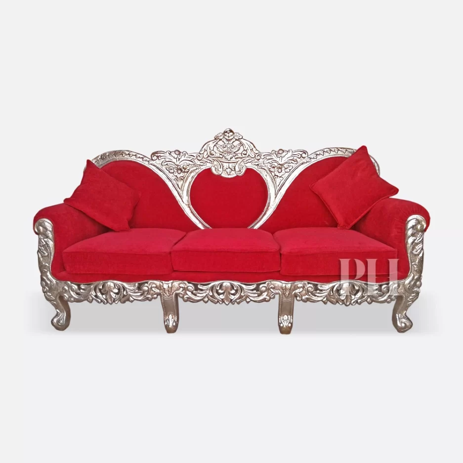 German Silver Couch Set