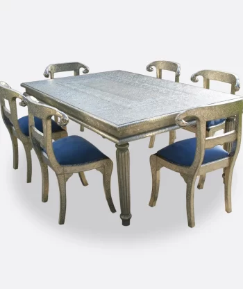 German Silver Dining Table