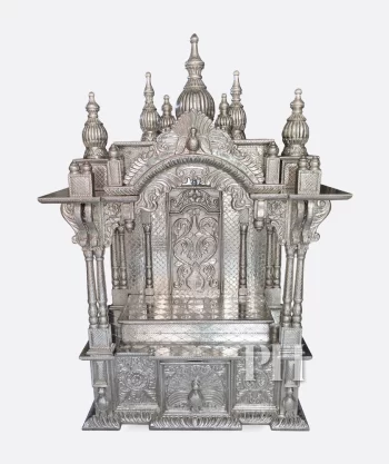 German Silver Pooja Temple