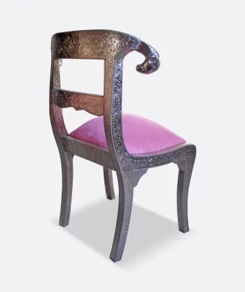 German Silver Regency Chair