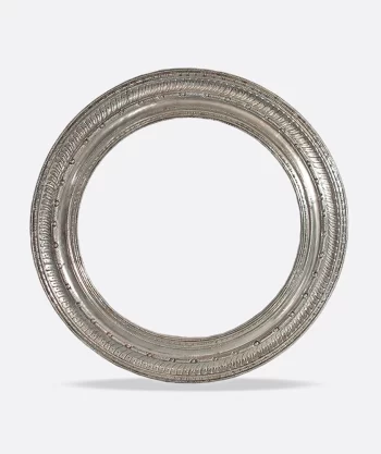 German Silver Round Frame