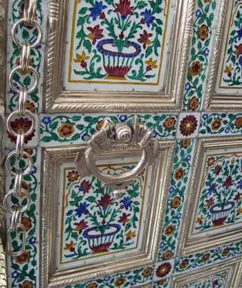 Meenakari Temple Door
