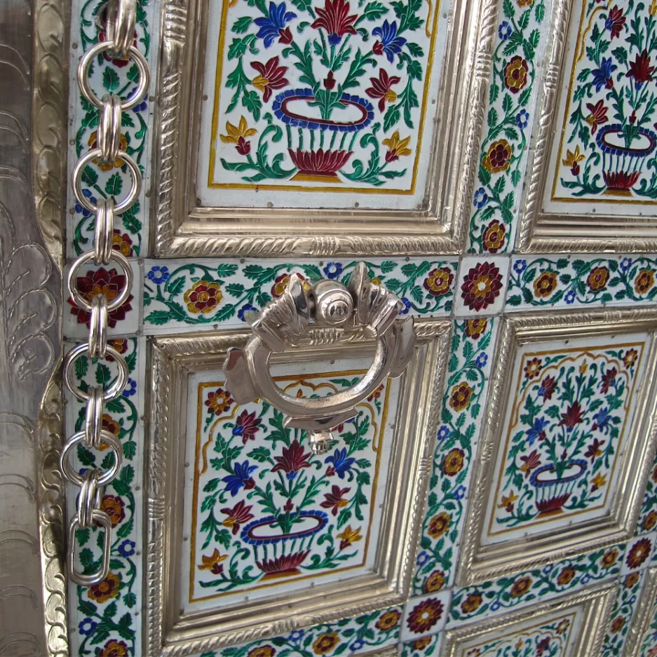 Meenakari Temple Door