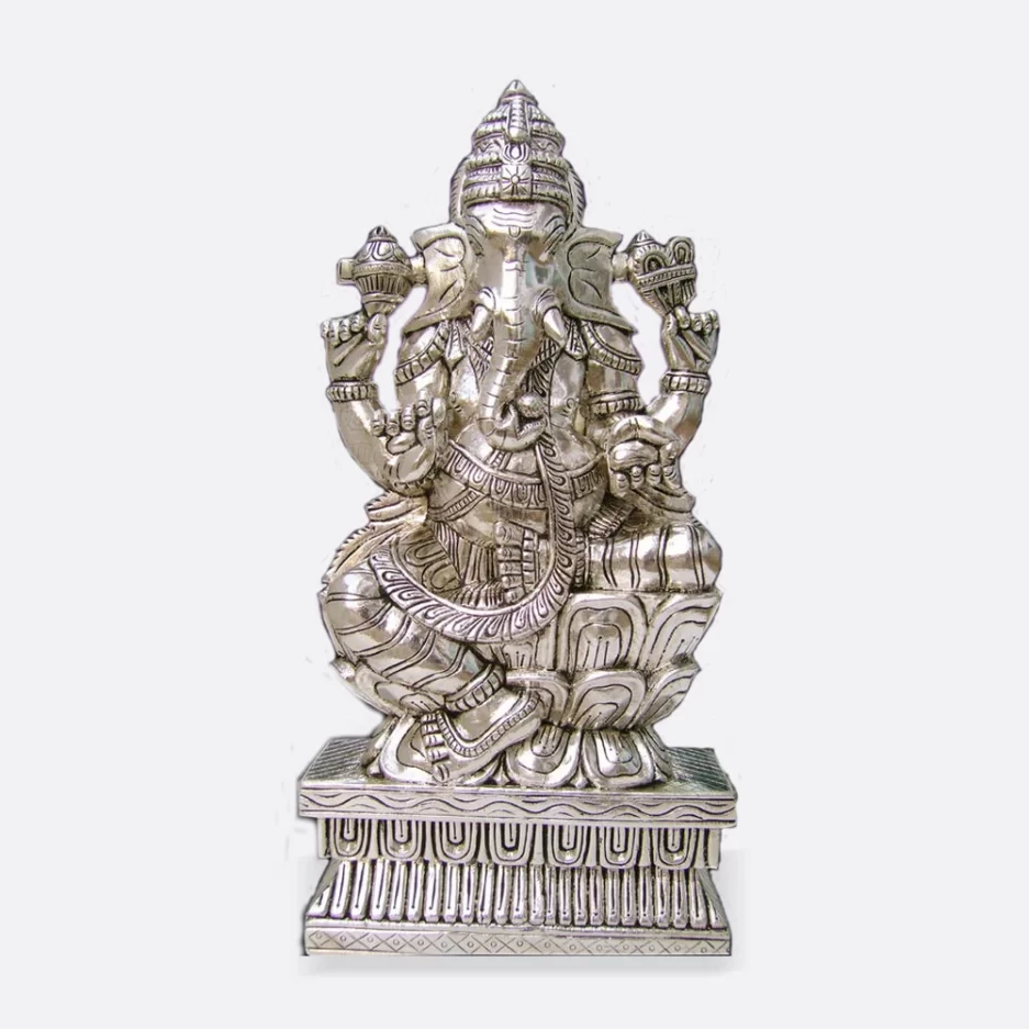 Silver Ganesh Idol