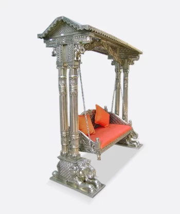 Silver Living Room Swing