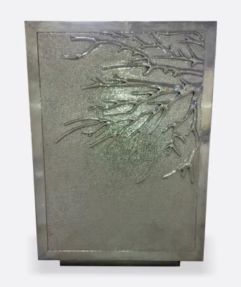 White Metal Storage Cabinet