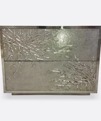 White Metal Storage Cabinet