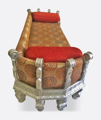 White Metal Clad Sofa