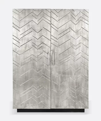 White Metal Storage Wardrobe