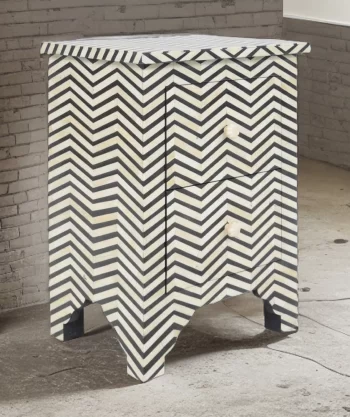 Bone Inlaid Bedside Drawer